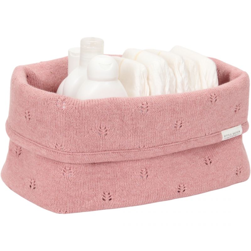 Little Dutch Cestino Grande Tricotti Blush Pink - immagine 4