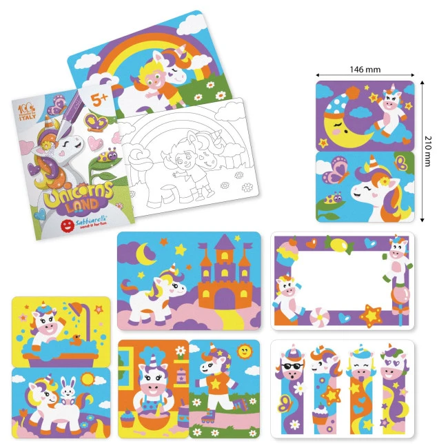 Sabbiarelli – Kit Unicorni 5+ - immagine 5