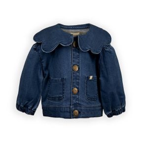 Giacca con colletto a fiore - BLU 07