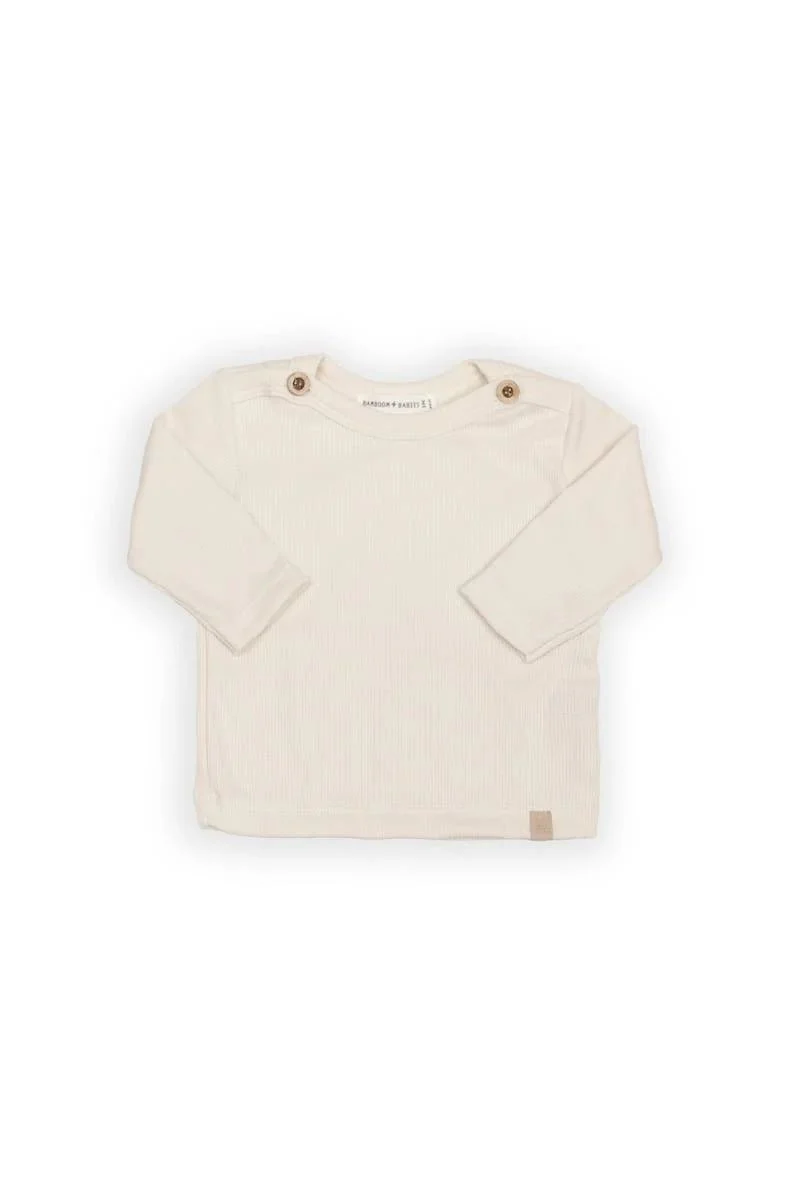 Shirt con apertura spalle - WARM WHITE 345