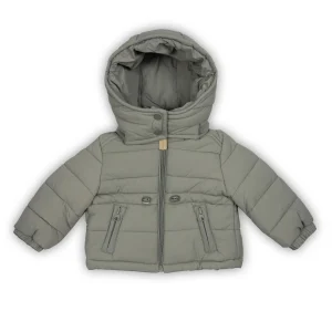 Giacca con cappuccio removibile - MOSS GREY 351