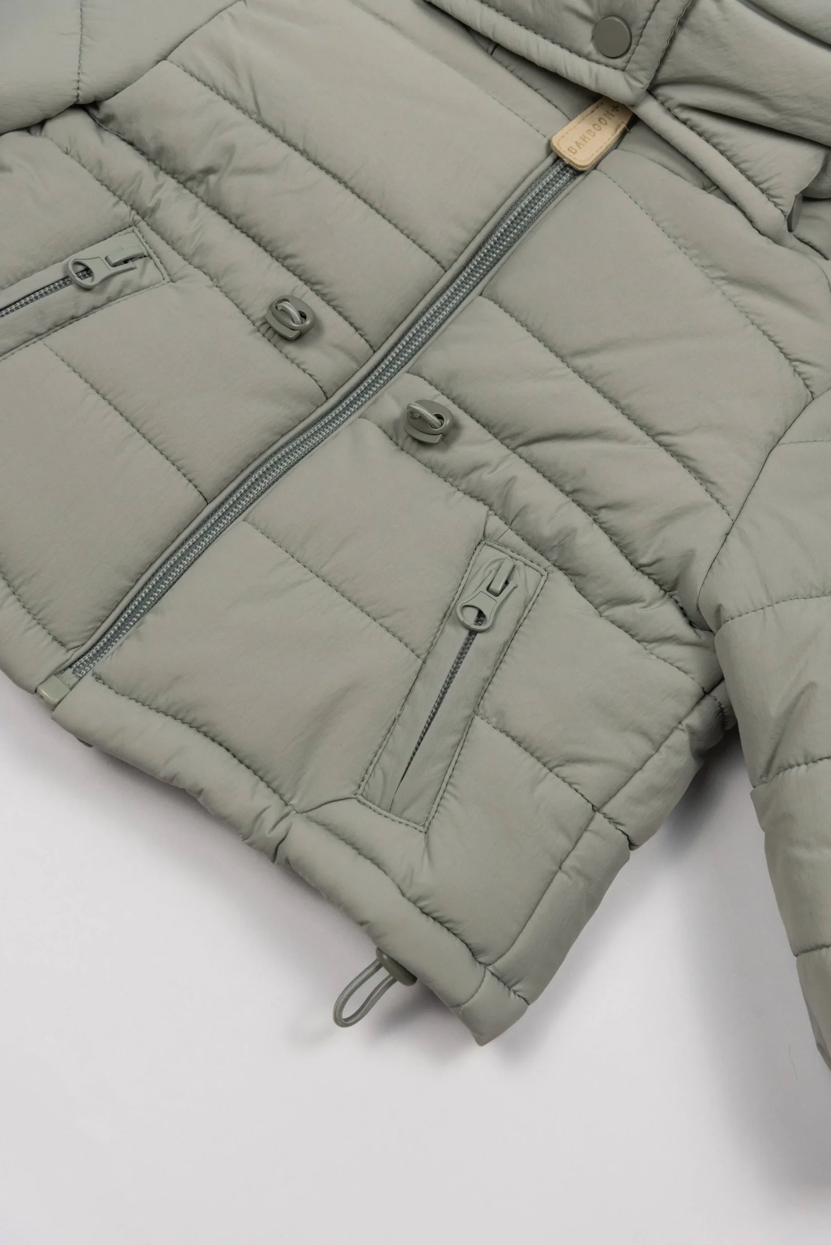 Giacca con cappuccio removibile - MOSS GREY 351 - immagine 3