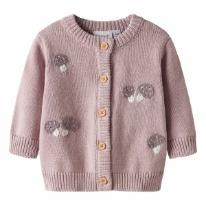 Cardigan funghetti | lilla