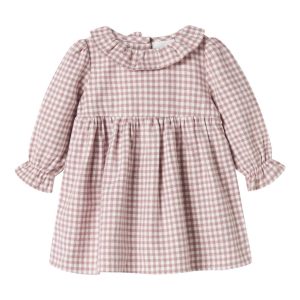 Abito con colletto | rosabianco