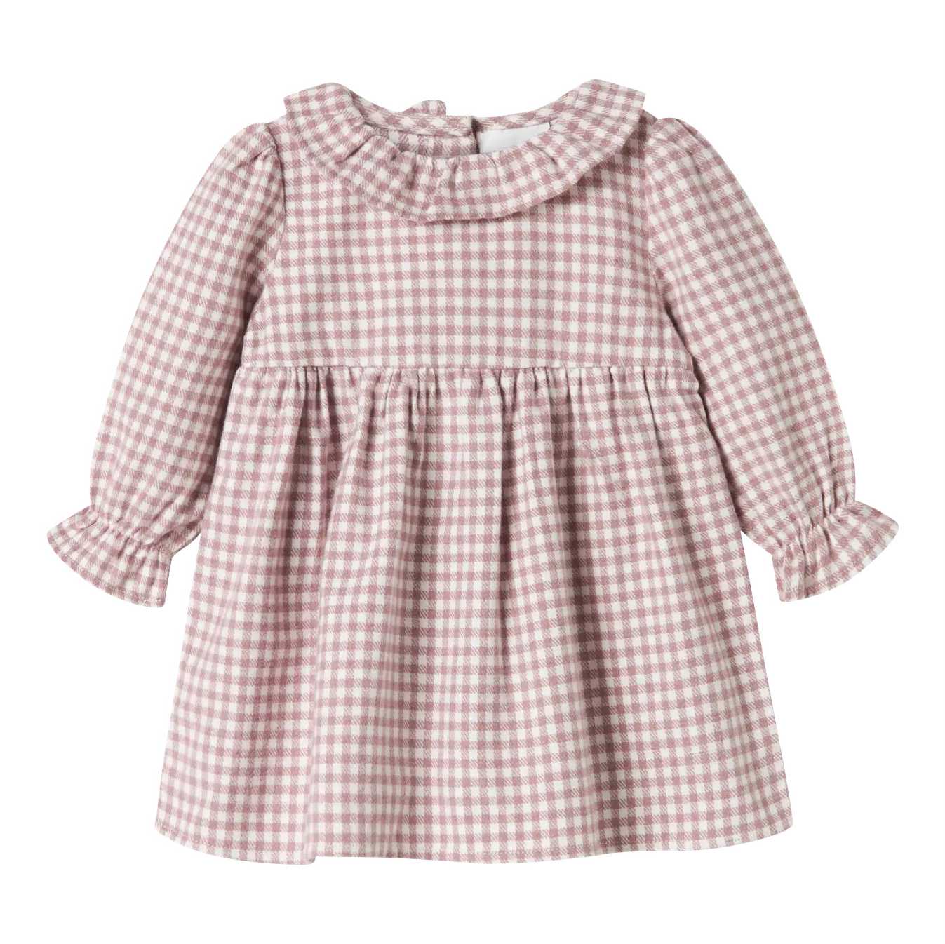 Abito con colletto | rosabianco - immagine 2