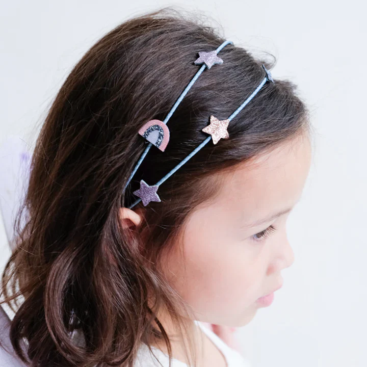 Cerchietto Doppio Stelle e Arcobaleno - immagine 5