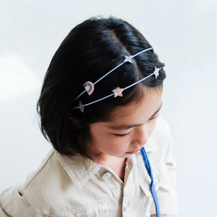 Cerchietto Doppio Stelle e Arcobaleno - immagine 4