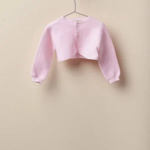 Wedoble Mini Cardigan lavorato a maglia fine in Lana Merino