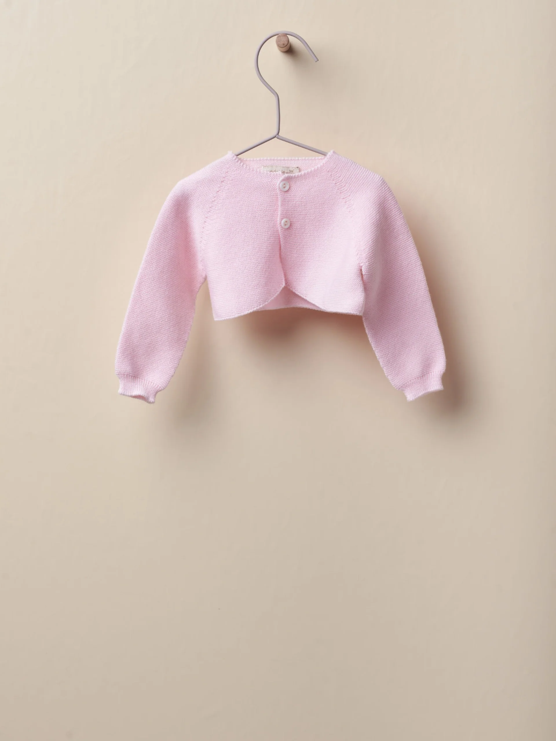 Wedoble Mini Cardigan lavorato a maglia fine in Lana Merino - immagine 2