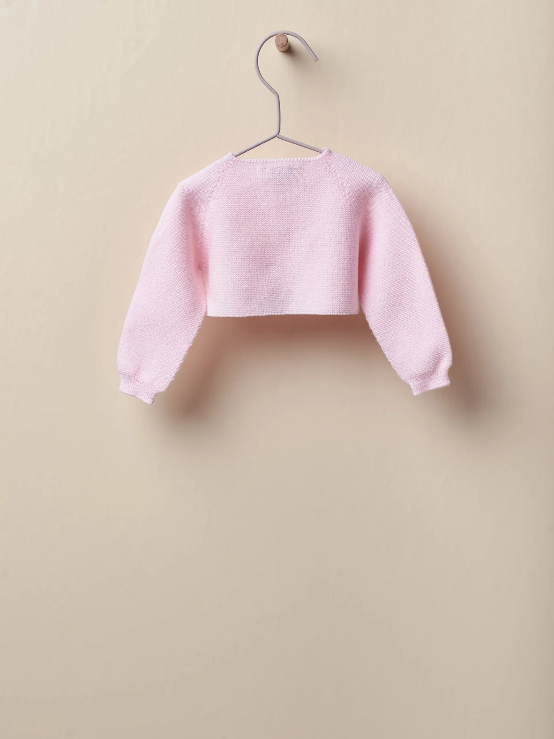 Wedoble Mini Cardigan lavorato a maglia fine in Lana Merino - immagine 3