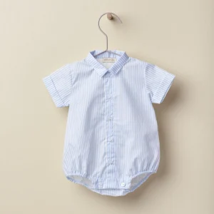 Camicia body in cotone a righe