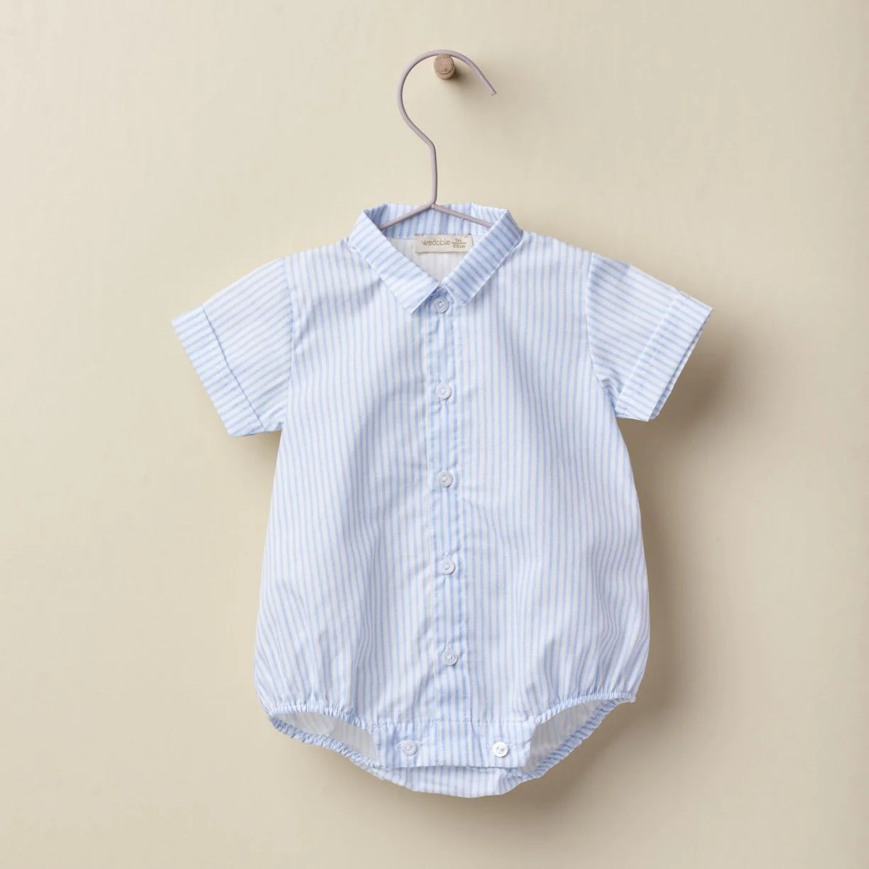 Camicia body in cotone a righe