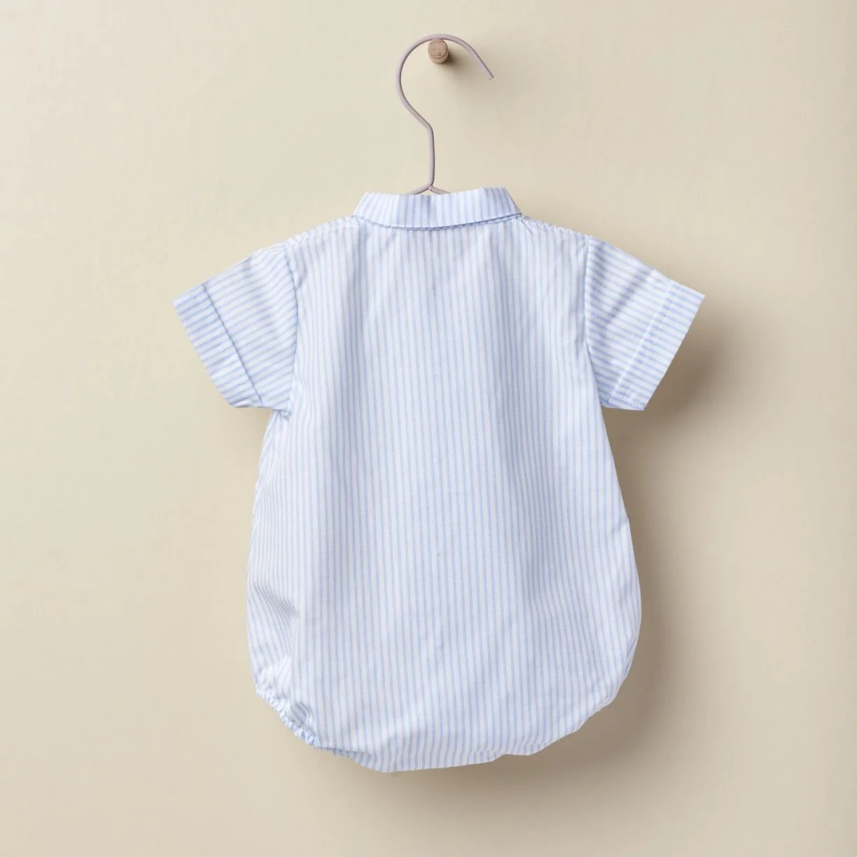 Camicia body in cotone a righe - immagine 3