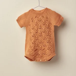 Body a maglia in cotone organico