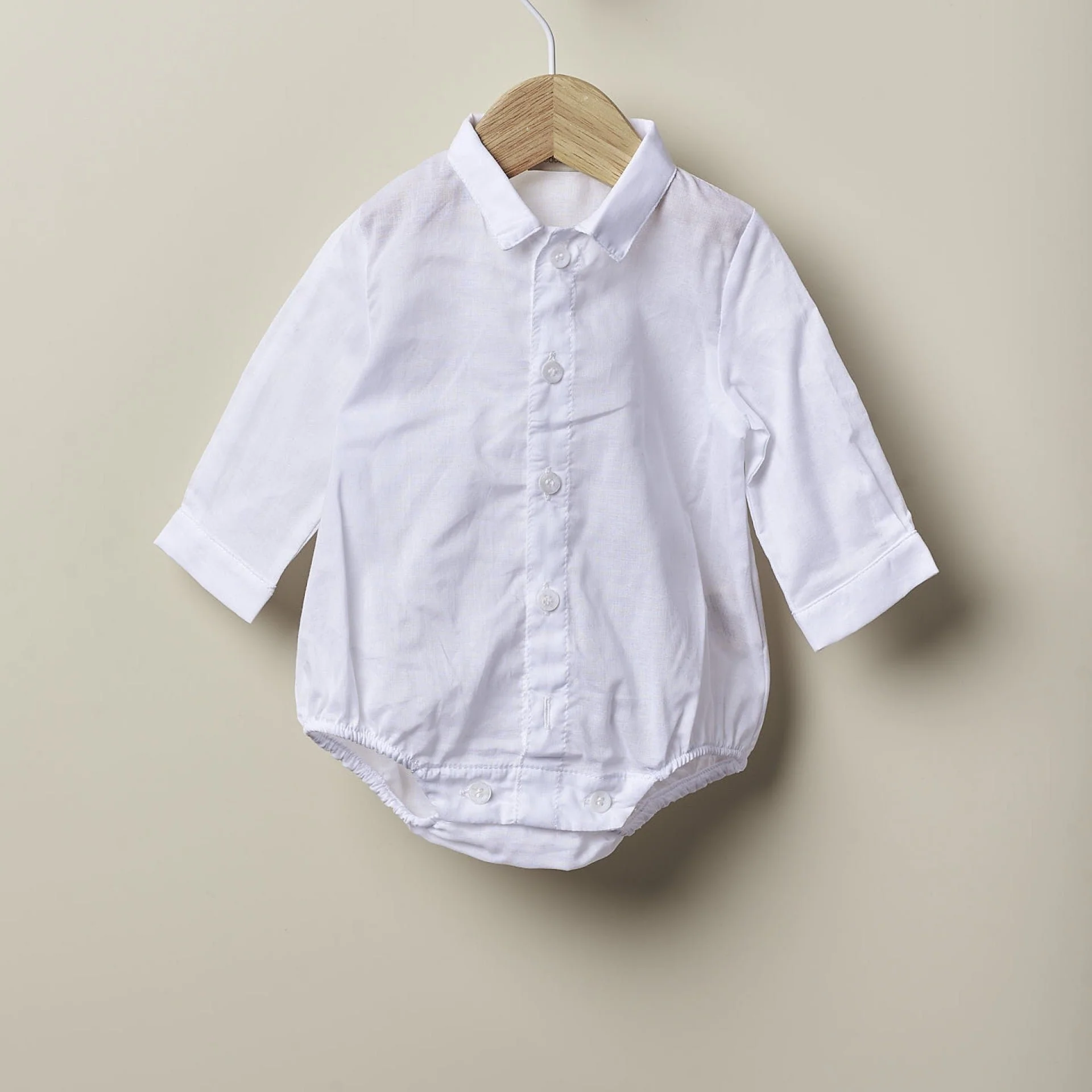 camicia bianca bimbo in cotone