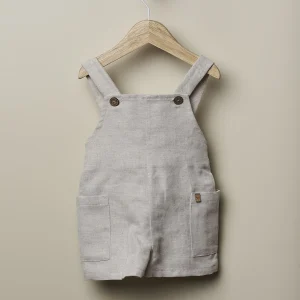 Salopette in lino per bambini