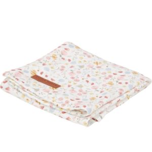 Little Dutch Swaddle in Jersey di Cotone Flower & Butterflies