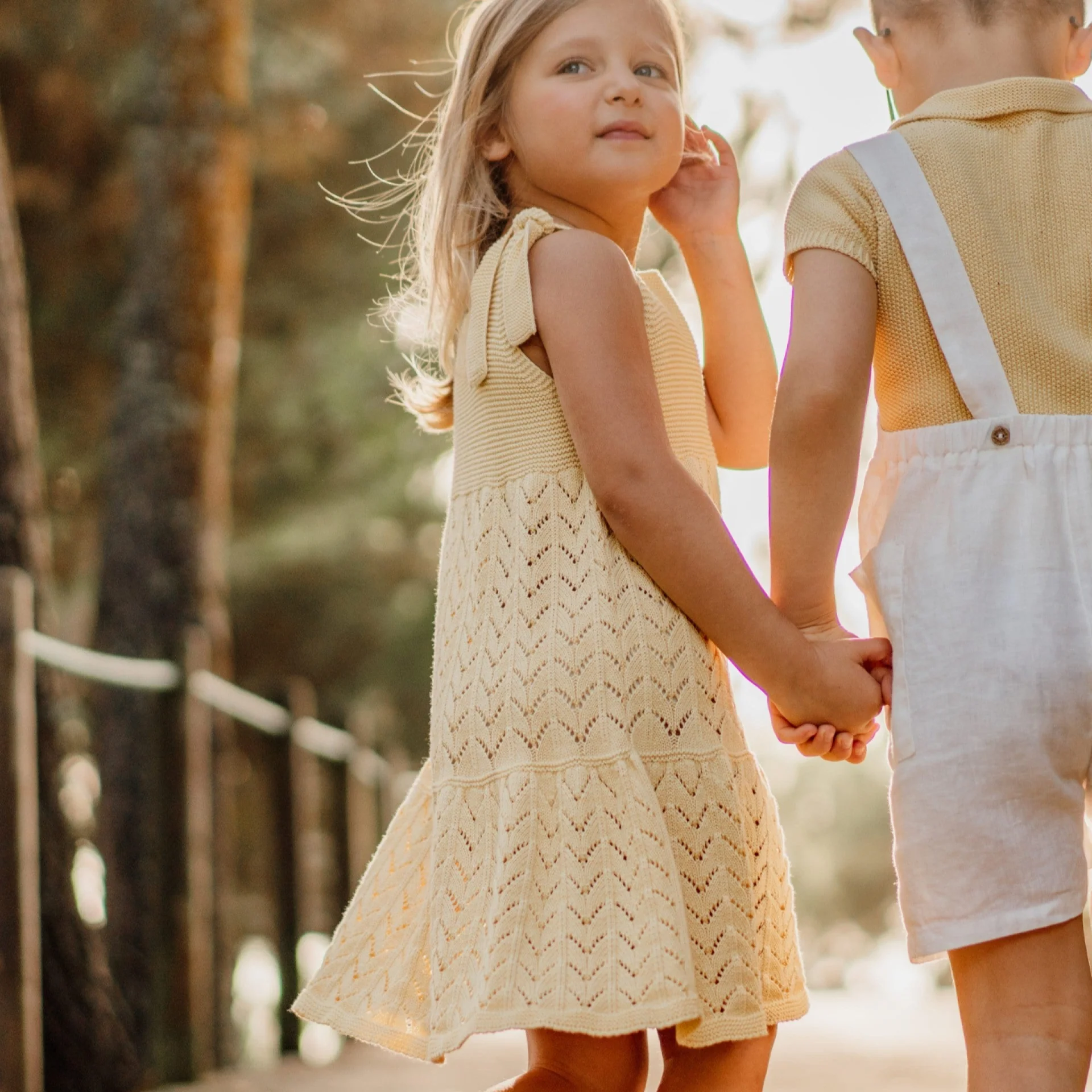 Abitino con Bretelle in Cotone Biologico – SUMMER IN THE VILLAGE - immagine 6