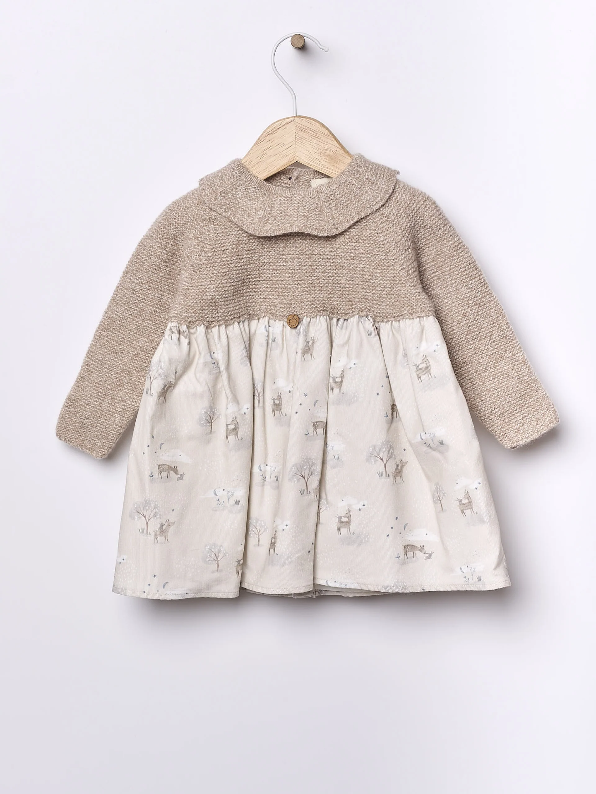 Abito per bambina in Lana Merinos Woodland Animals - immagine 5