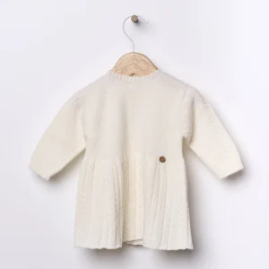 Abito in lana merinos extra fine Bianco Perla