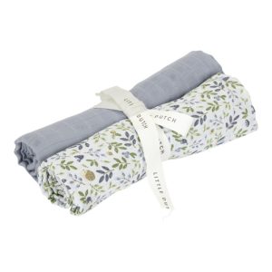 2 Mussole Swaddle 70×70 – Amici della Foresta – Little Dutch