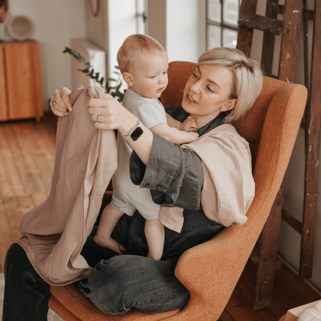 Sacco nanna in lino 0.5 TOG | Essential Berry - immagine 5