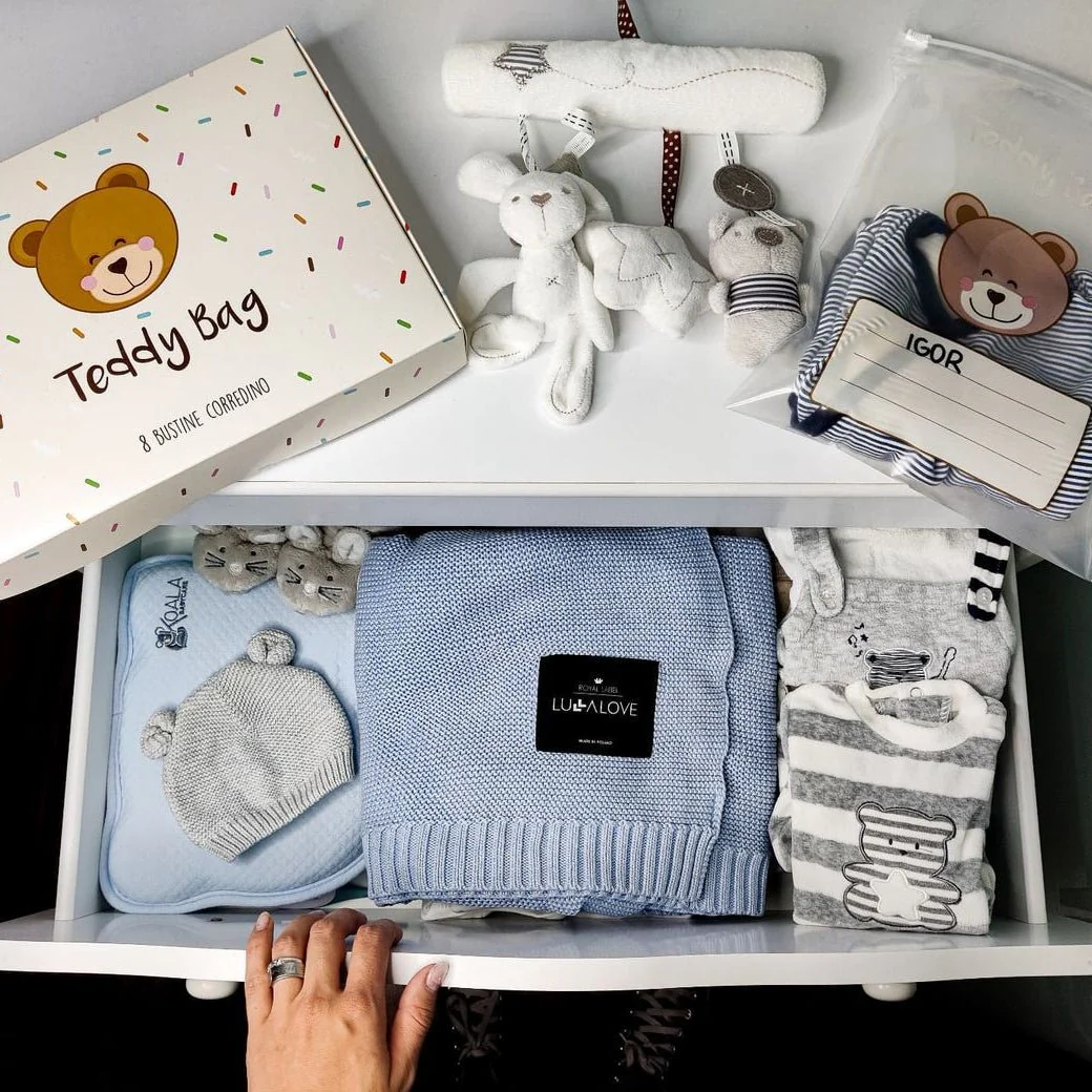 Teddy Bag 8 bustine corredino nascita Orsetto - immagine 7