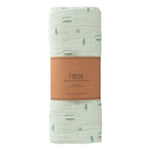 Fresk Mussola Swaddle 120×120 Surf