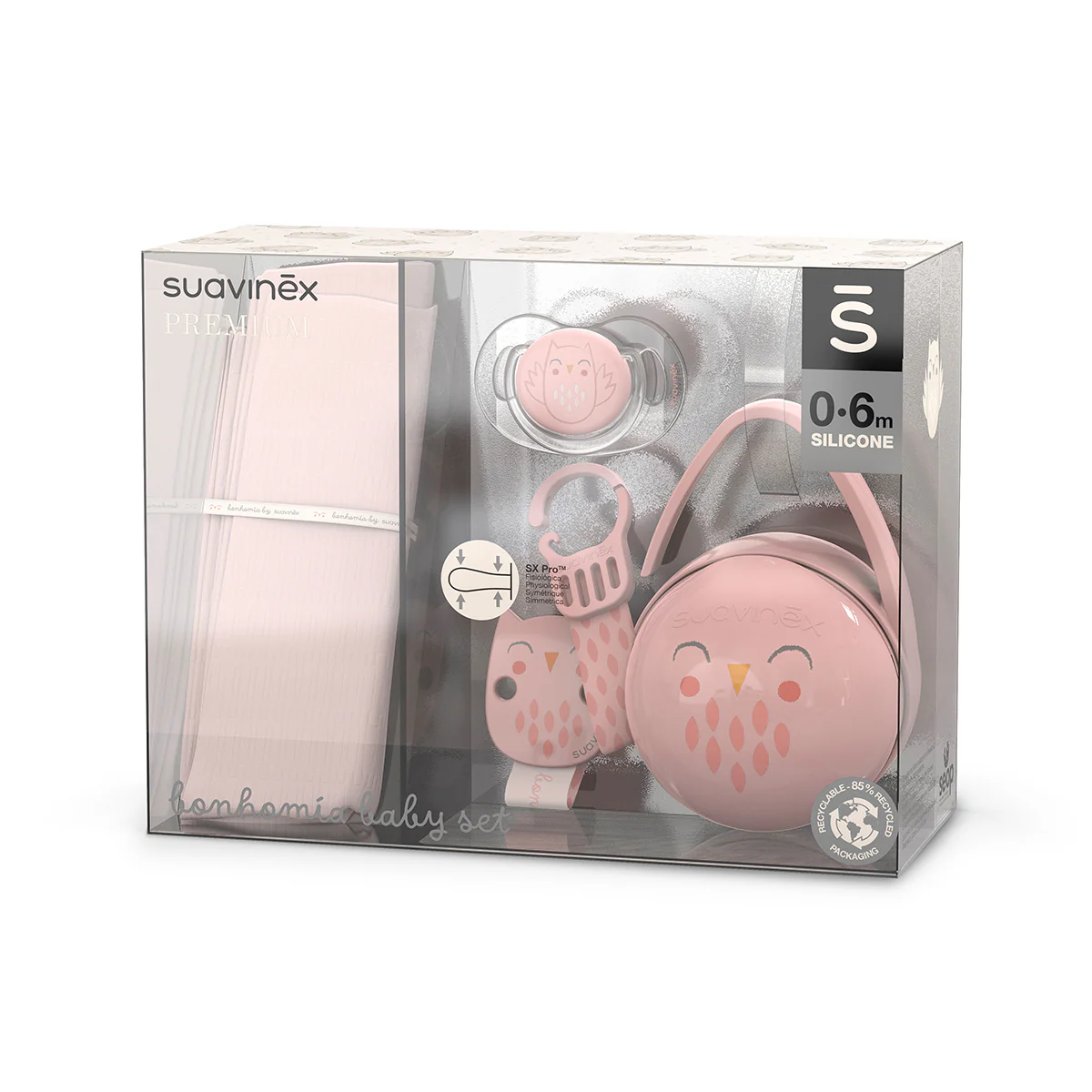Bonhomia Suavinex Set Regalo Rosa - immagine 2