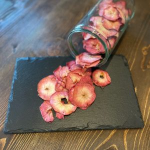 Mela Rossa in chips bio disidratata