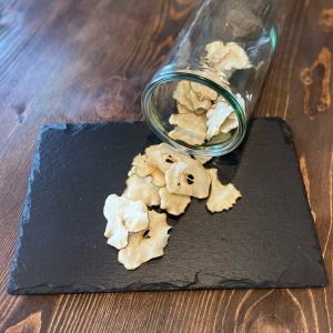 Pera in chips bio disidratata