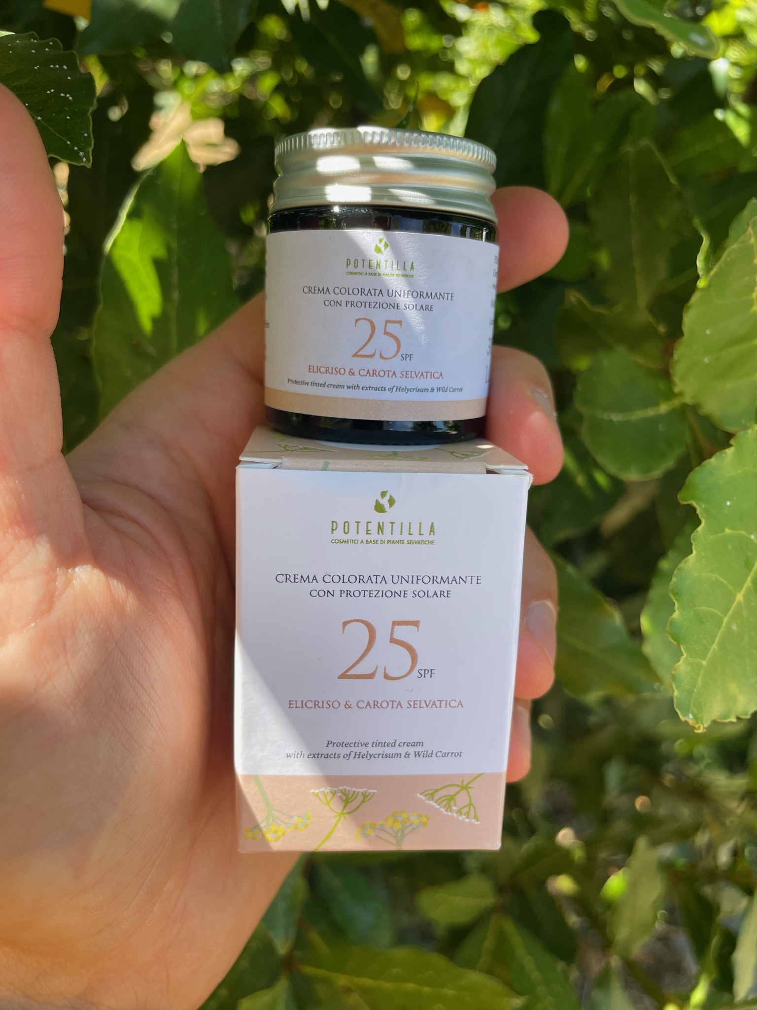 Crema colorata uniformante 25 spf – Potentilla