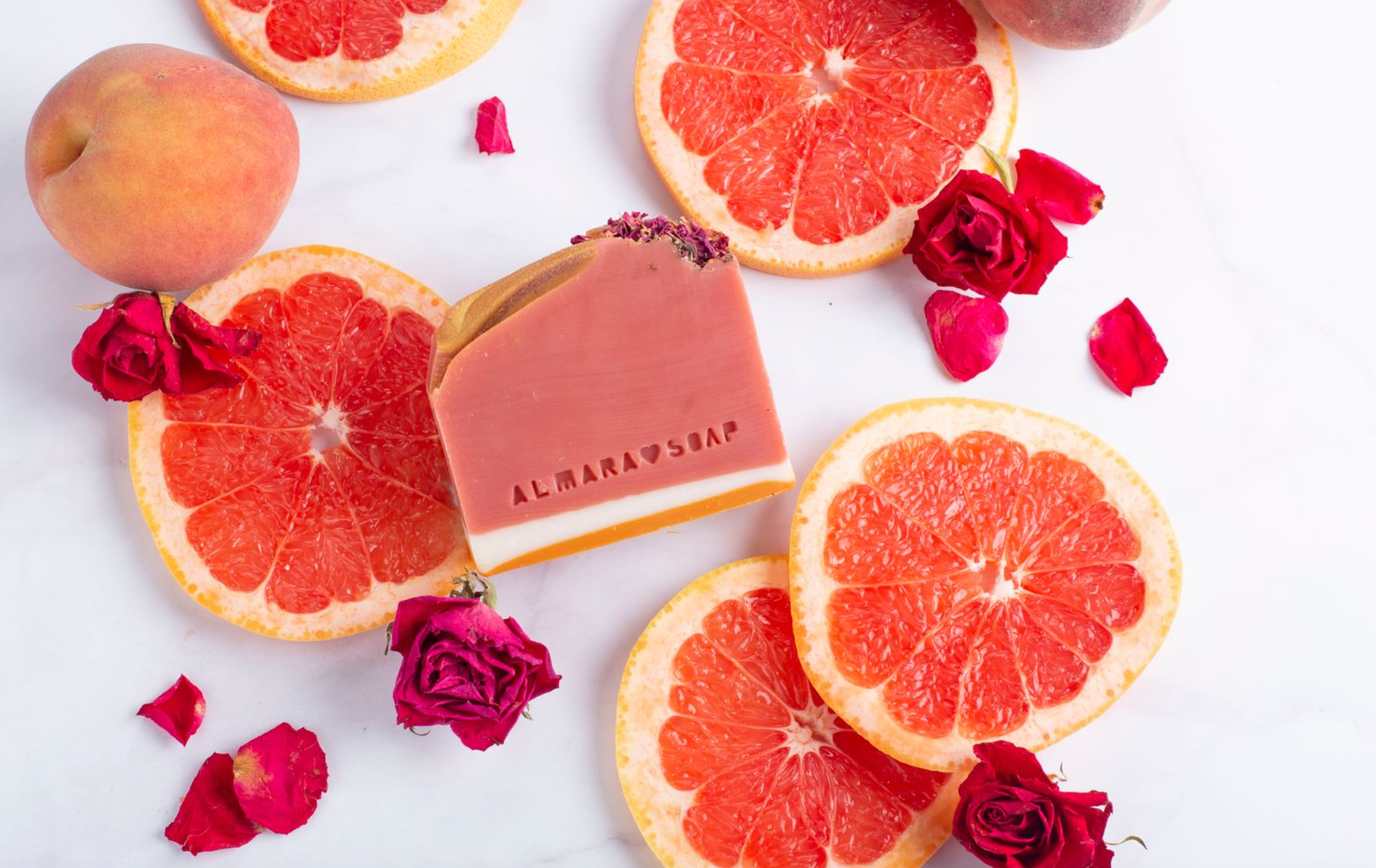 Sapone Pompelmo Rosa – Almara Soap
