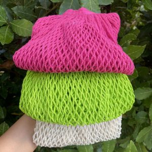 Borsa a rete in cotone organico