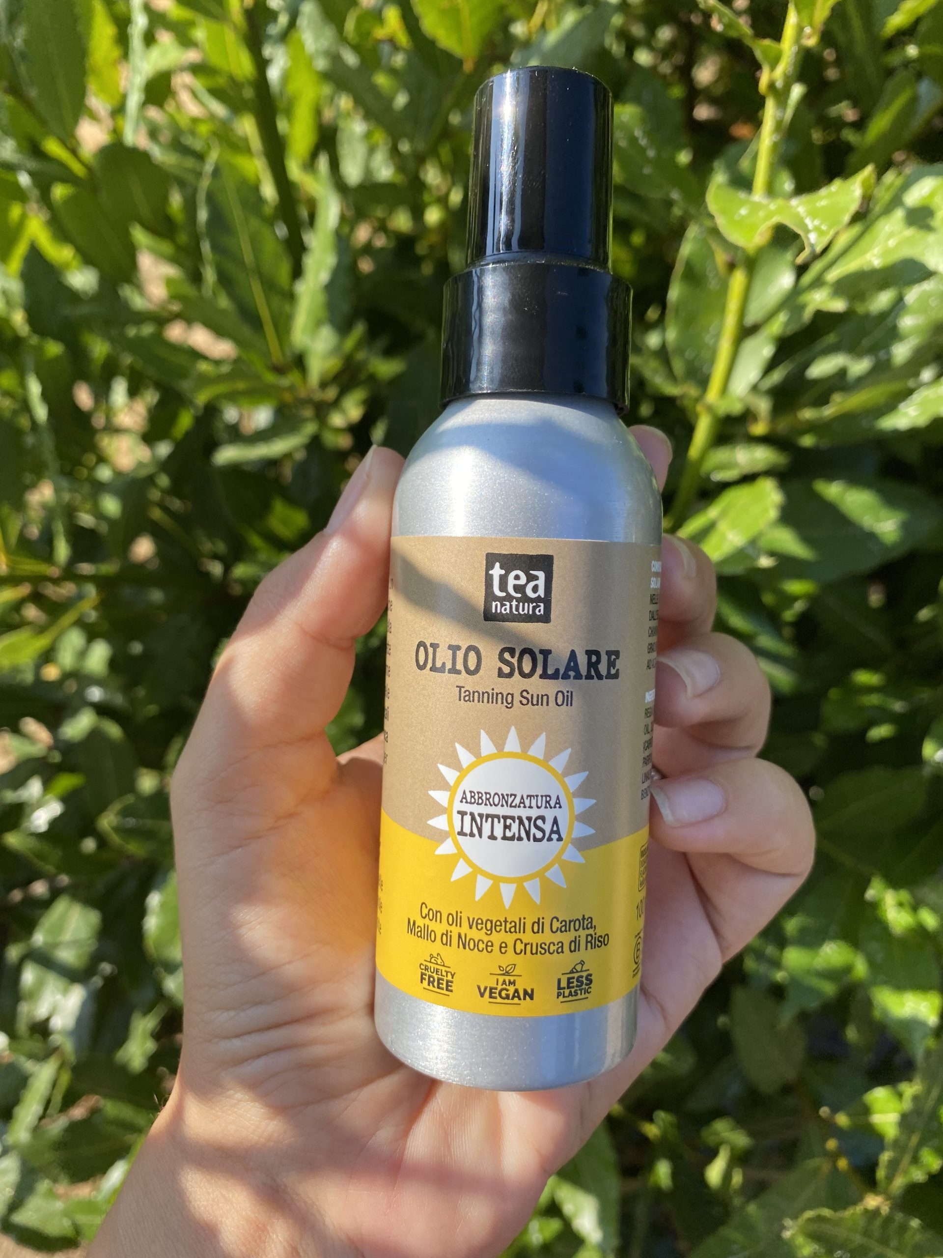 Olio solare abbronzante – Tea Natura