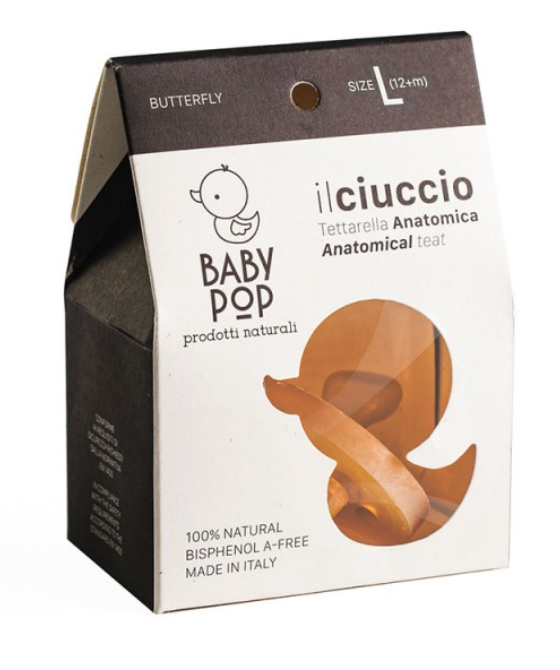 Ciuccio Anatomico in gomma naturale – BabyPOP - immagine 3