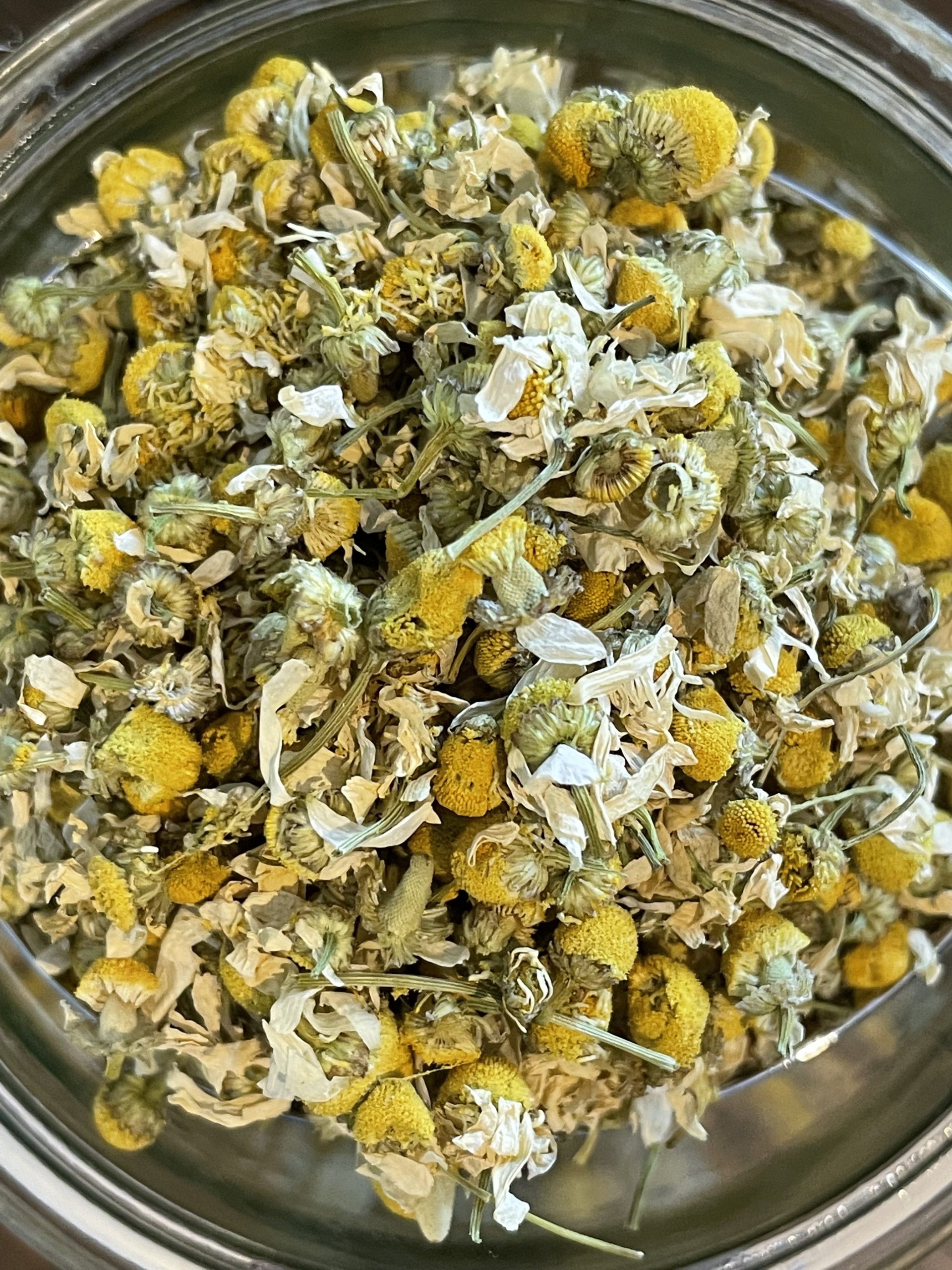 Camomilla in fiori bio