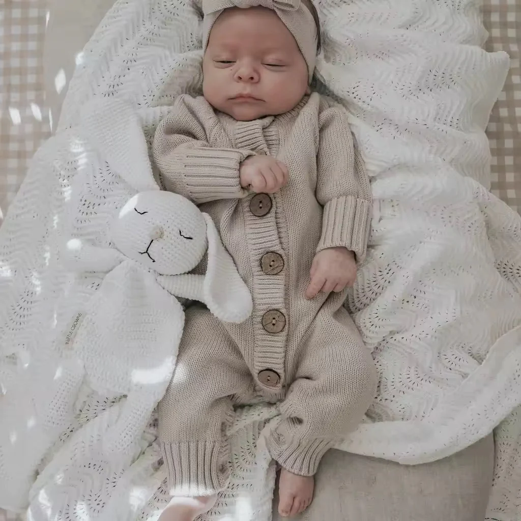 Tutina “Noa” con Cappellino Pompon,Caldo Cotone 100% Biologico 🧸☁️✨ - immagine 7