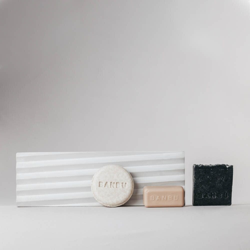 Porta sapone in gesso MAXI