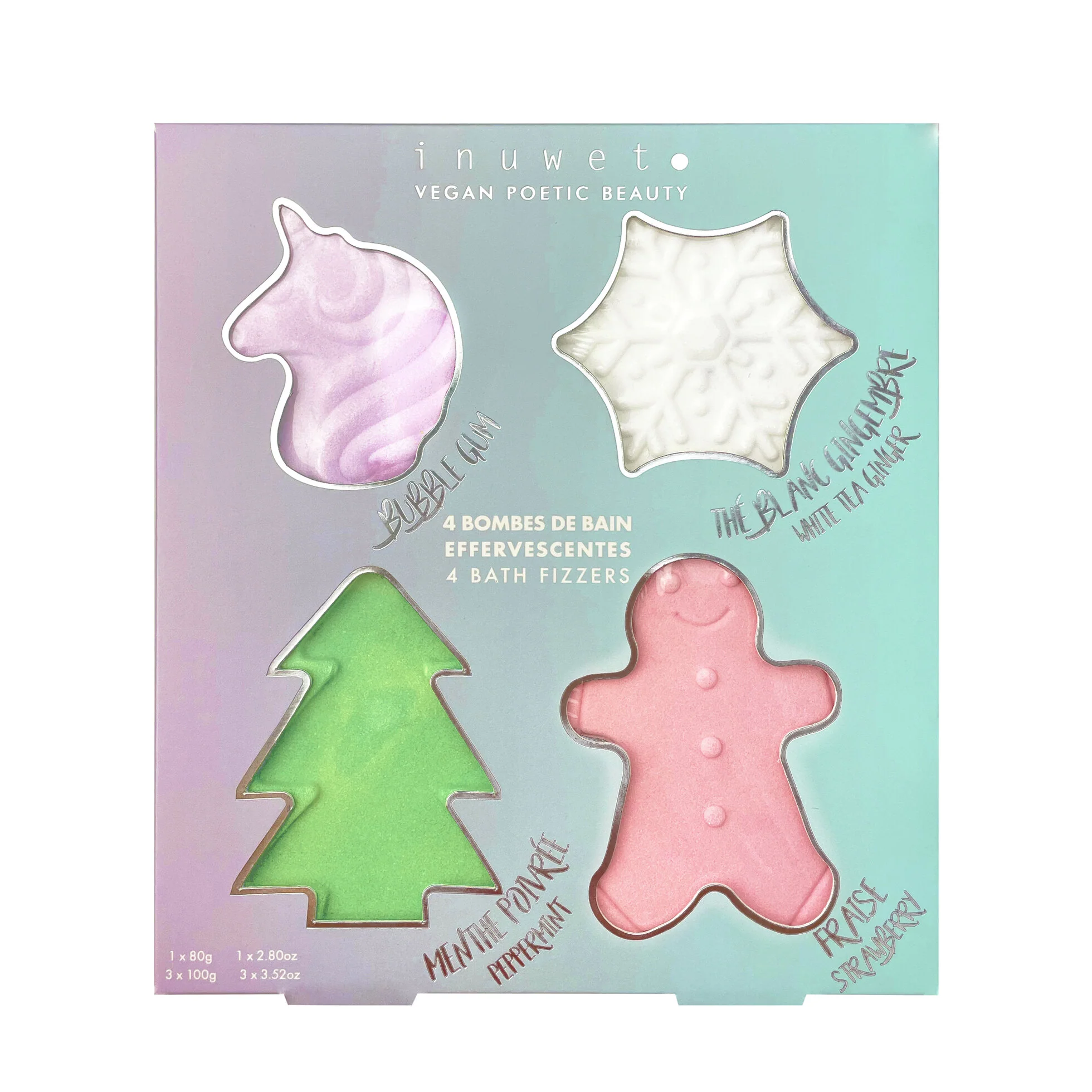 Scatola da 4 bombe da bagno effervescenti - immagine 2