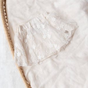 Gonna con embroidery - Offwhite 42