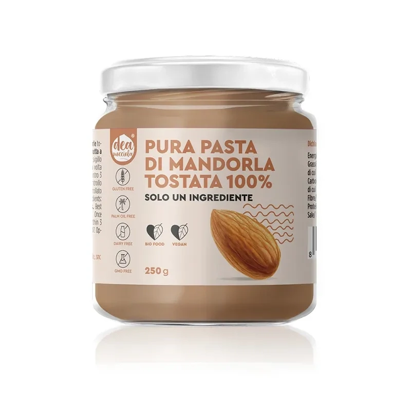 Pura pasta di Mandorla Tostata 100% Bio - immagine 2
