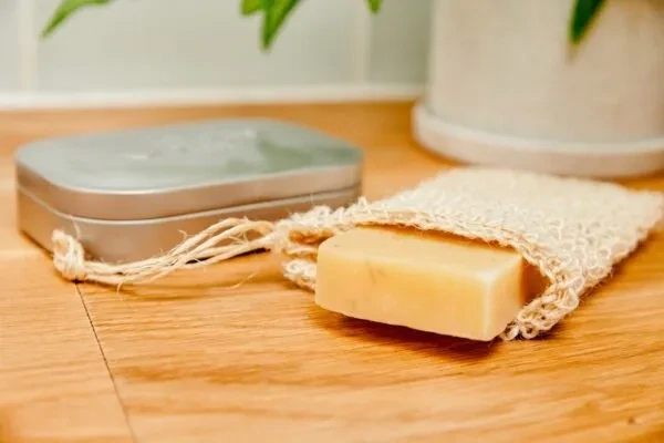 Sacchettino porta sapone in sisal - immagine 5