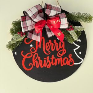 Ghirlanda Fuori Porta Black