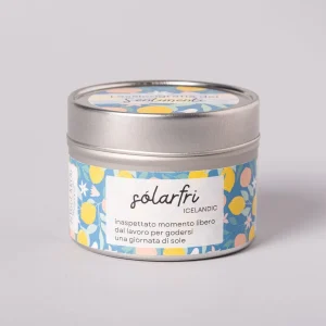 Candela Solarfrì in cera di soia