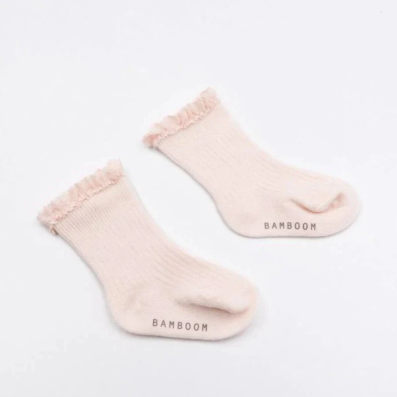 Calza bimbo con Pizzo in Bambù - immagine 9