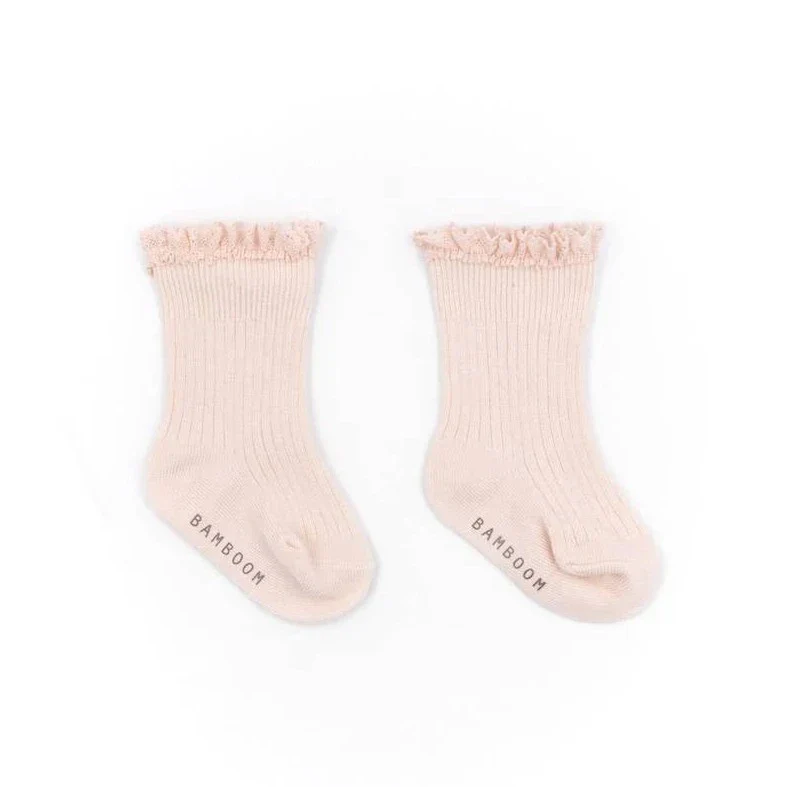 Calza bimbo con Pizzo in Bambù - immagine 7