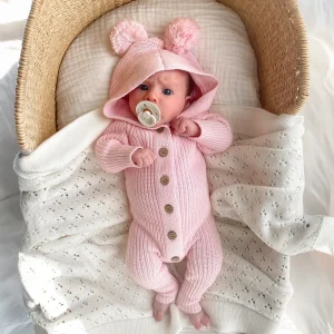 Tutina con cappuccio Teddy Cotton Candy