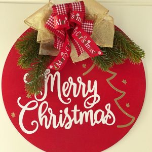 Ghirlanda Fuori Porta Rosso