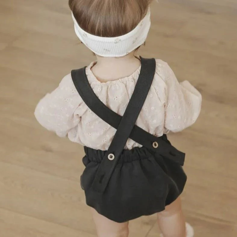 Salopette estiva bimba - JEANS ANTRACITE 816 - immagine 5